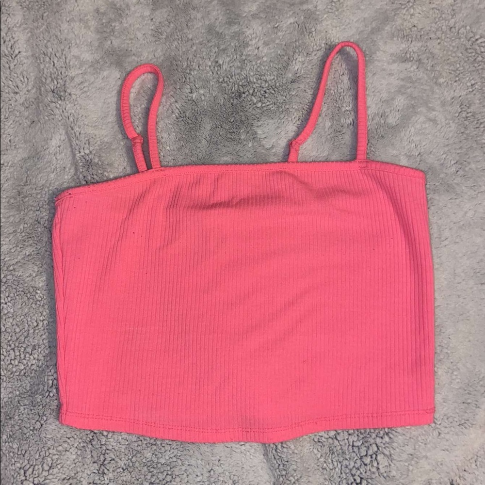 Pink Cropped Tank